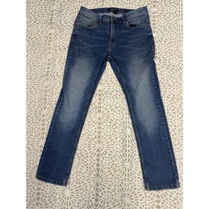 Kenneth Cole NY New York Mens Size 32x30 Slim Fit Stretch Jeans Medium Wash